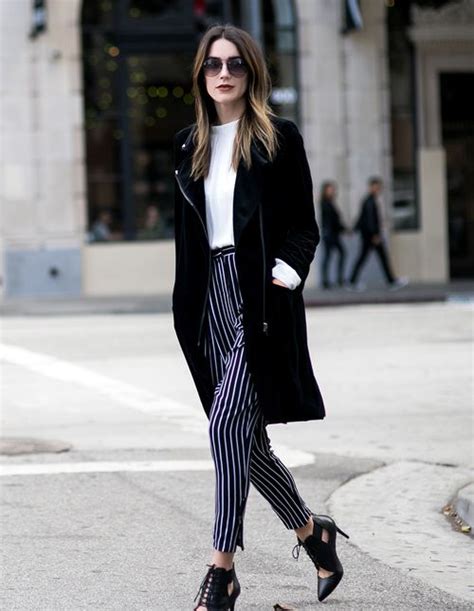 outfits with pinstripe pants